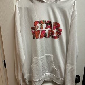 Disney Parks Woman White Star Wars Hoodie size 1X / NWOT # 560